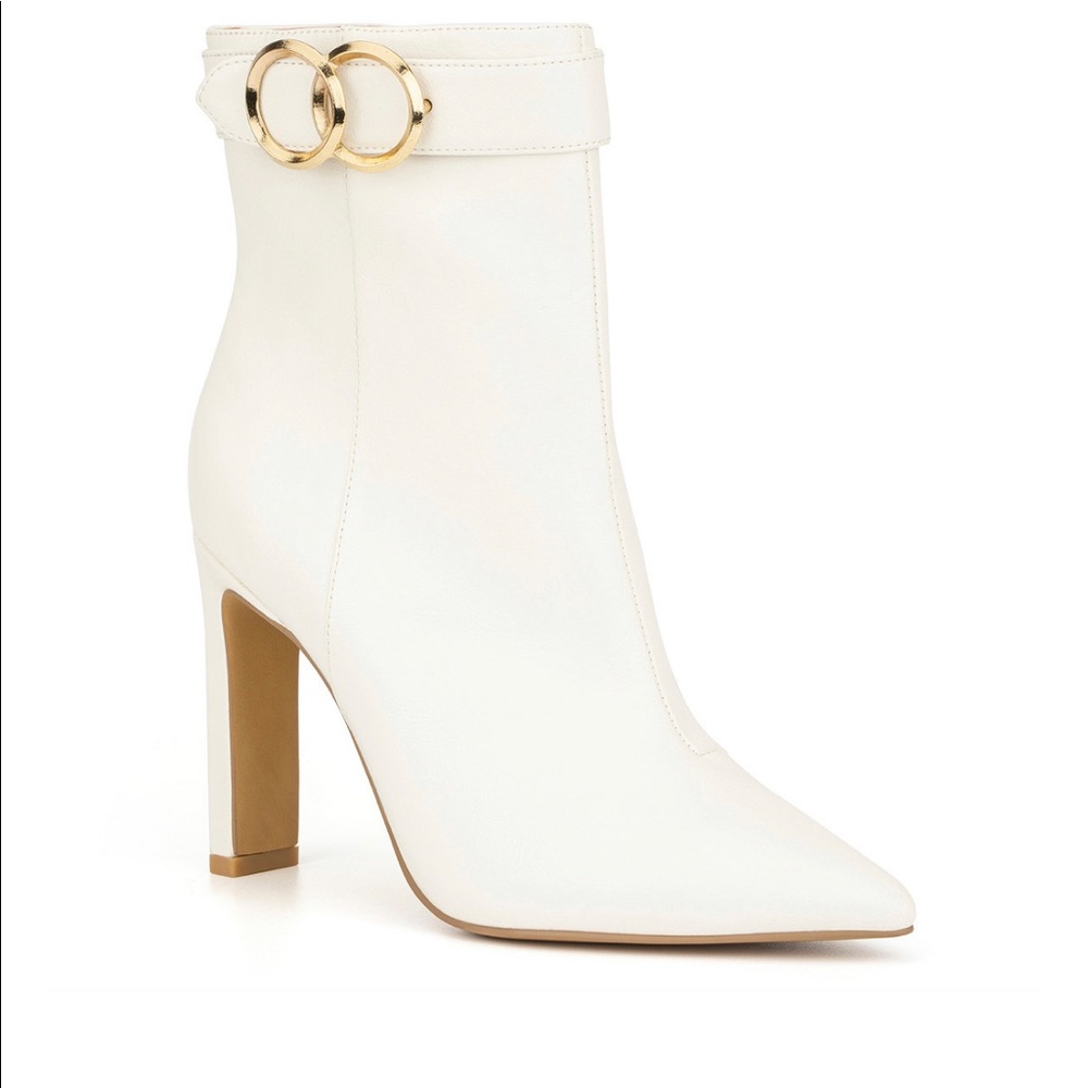 Womens New York & Company Bella Double Ring Booties